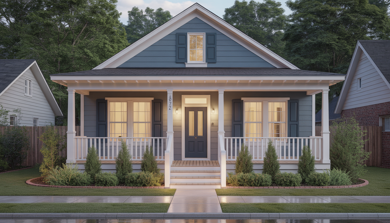 Exterior renovation and curb appeal improvements for a Greensboro rental home